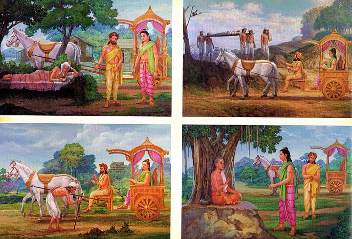 Bốn cảnh thấy khi Thái tử Tất Đạt Đa dạo chơi bốn cổng thành