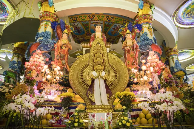Thánh Quán Thế Âm Thập Nhất Diện - Vidyā-Mantra Tâm Yếu Đà-la-ni