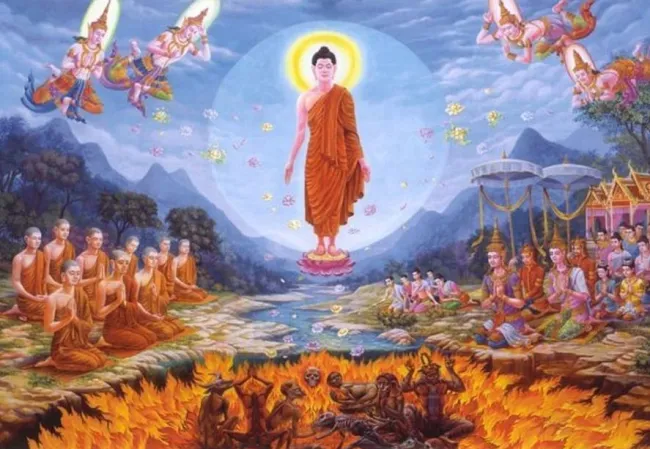 Kinh Ma ha ma da - Phật thăng Đao Lợi thiên vị mẫu thuyết pháp